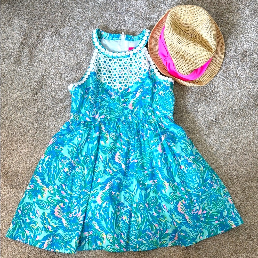 Lilly Pulitzer Summer Dress and Hat Set